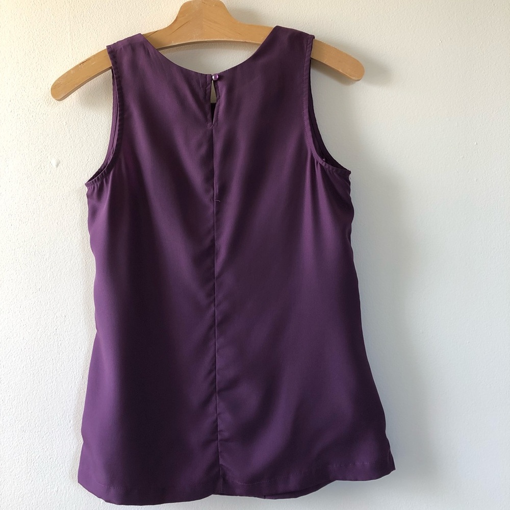 Merona Ruffle Front Sleeveless Blouse - Picture 4 of 6